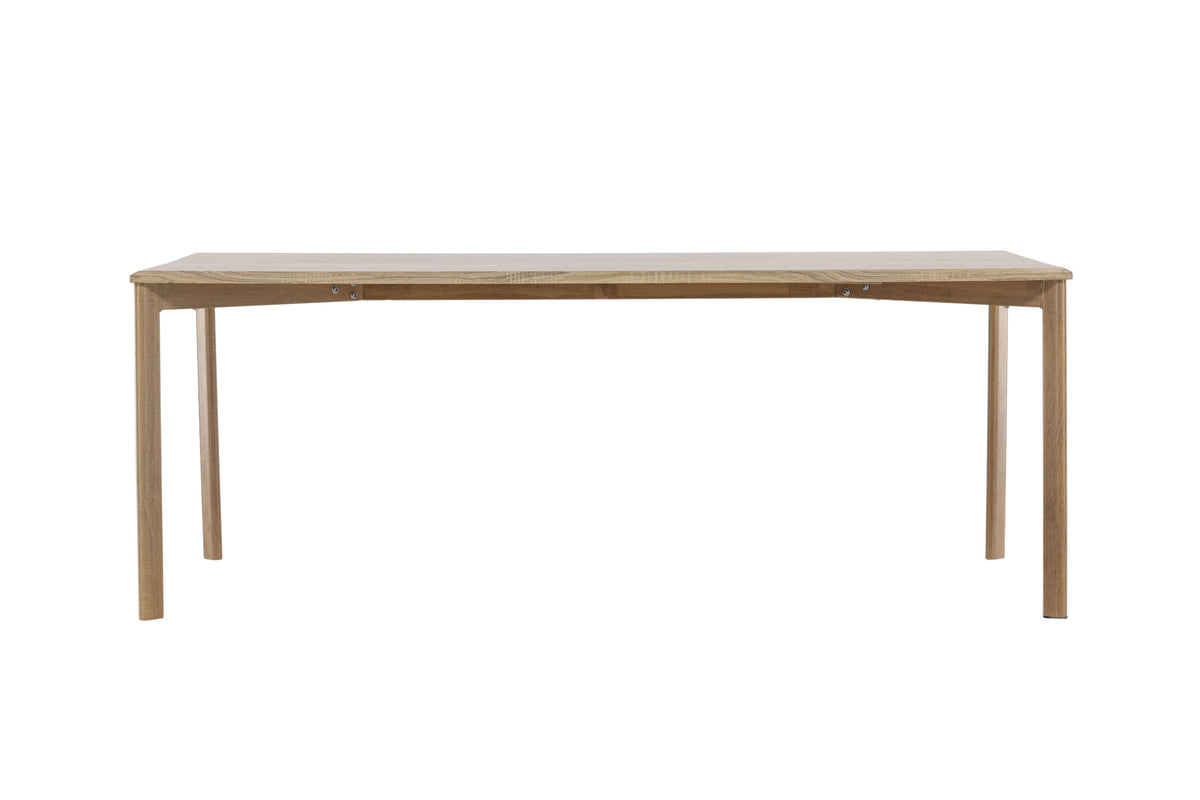 Damon matbord 200x75 cm vitlaserat