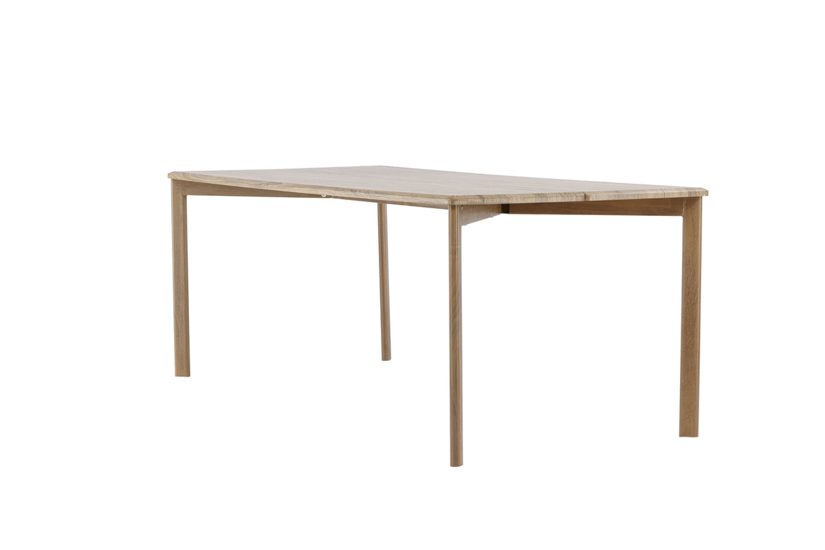 Damon matbord 200x75 cm vitlaserat