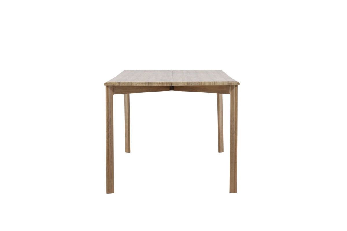 Damon matbord 200x75 cm vitlaserat