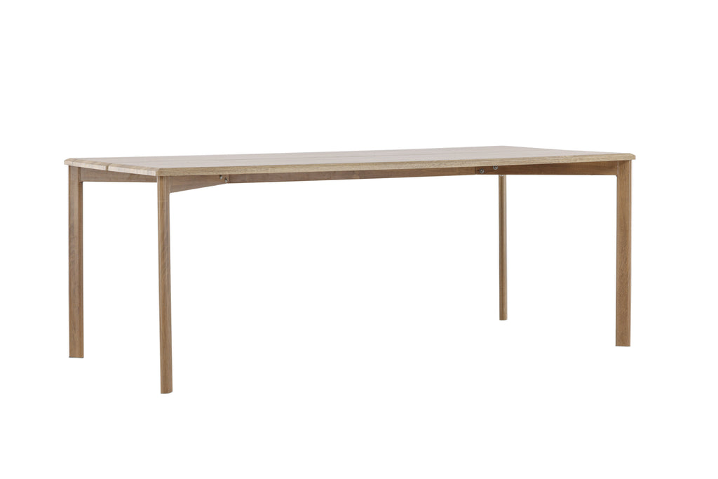 Damon matbord 200x75 cm vitlaserat