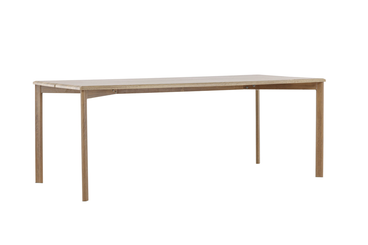 Damon matbord 200x75 cm vitlaserat