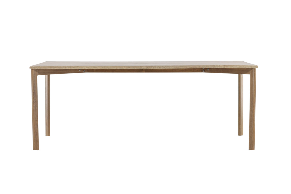 Damon matbord 200x75 cm vitlaserat