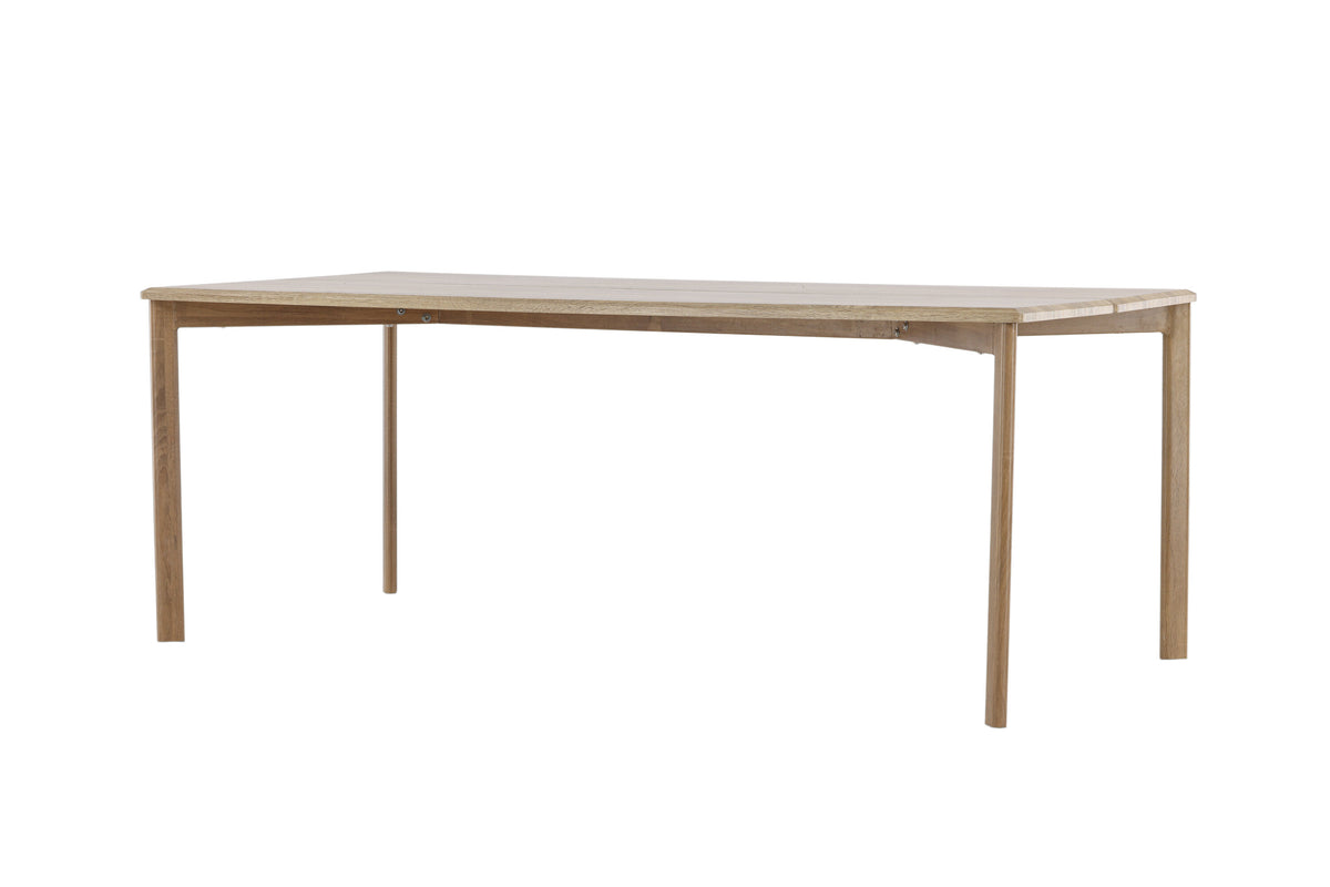 Damon matbord 200x75 cm vitlaserat