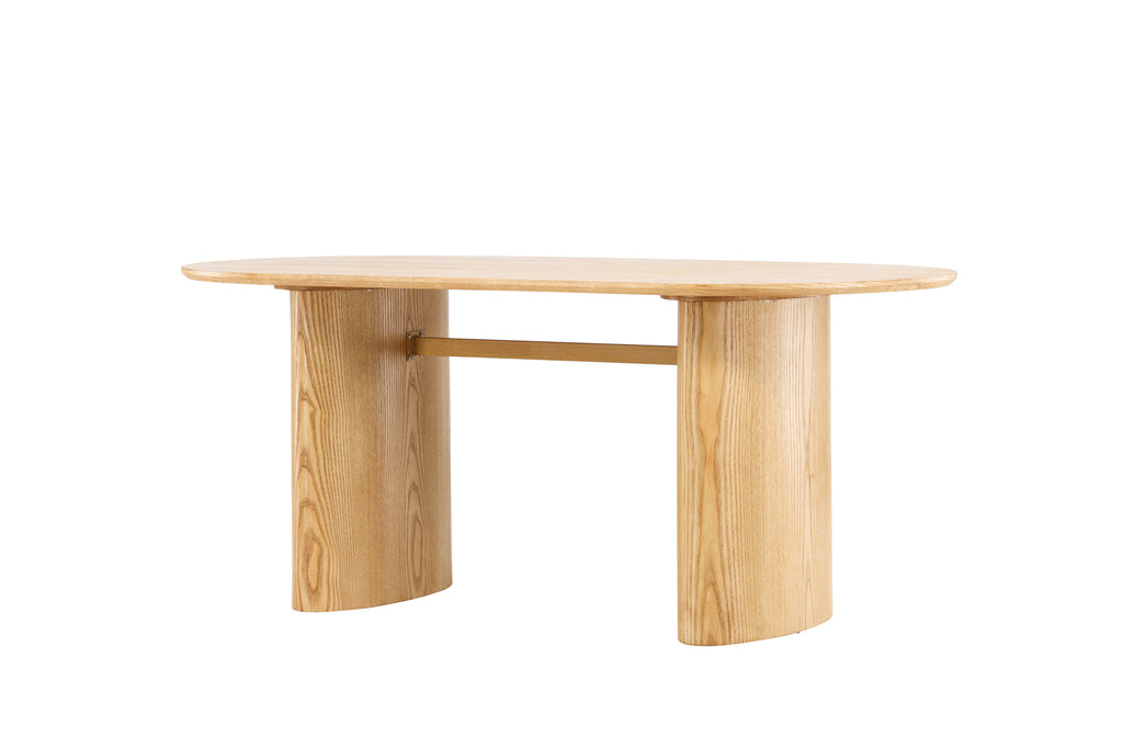 Isolde matbord 180x75 cm naturfärgad MDF