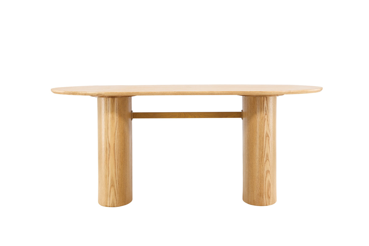 Isolde matbord 180x75 cm naturfärgad MDF