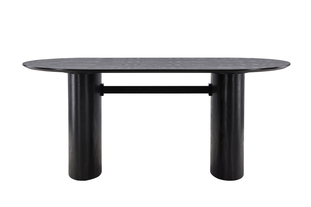 Isolde matbord 180x75 cm svart MDF