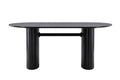 Isolde matbord 180x75 cm svart MDF