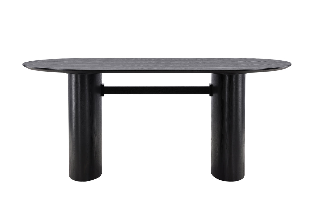 Isolde matbord 180x75 cm svart MDF
