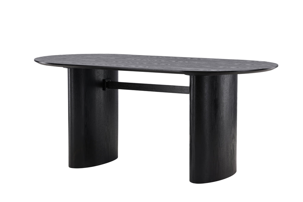 Isolde matbord 180x75 cm svart MDF