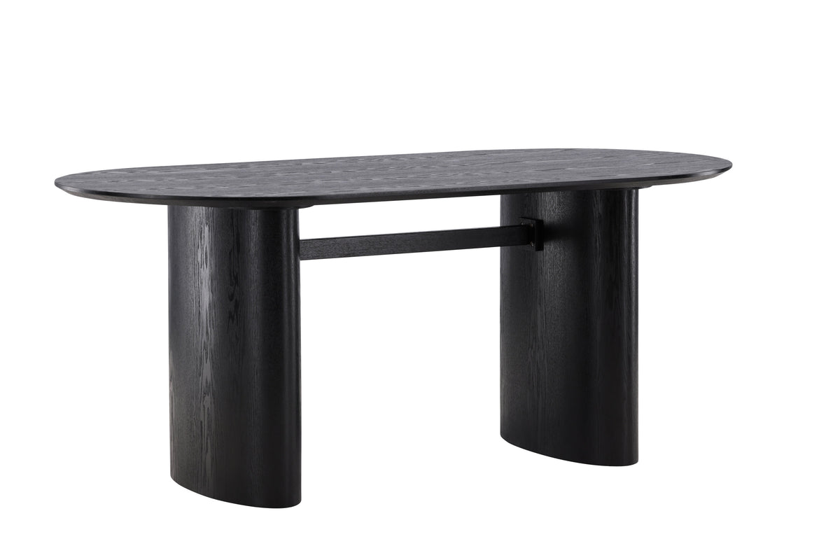 Isolde matbord 180x75 cm svart MDF