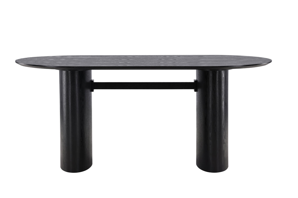 Isolde matbord 180x75 cm svart MDF