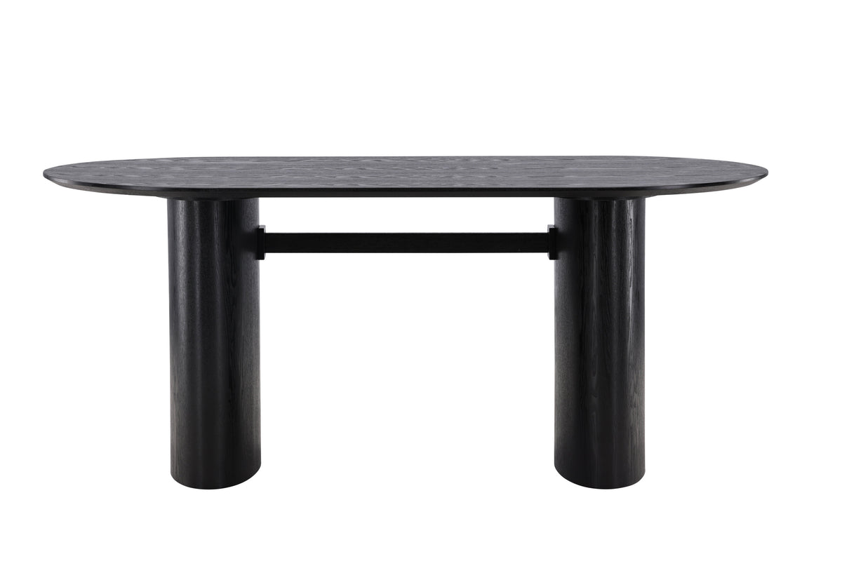 Isolde matbord 180x75 cm svart MDF