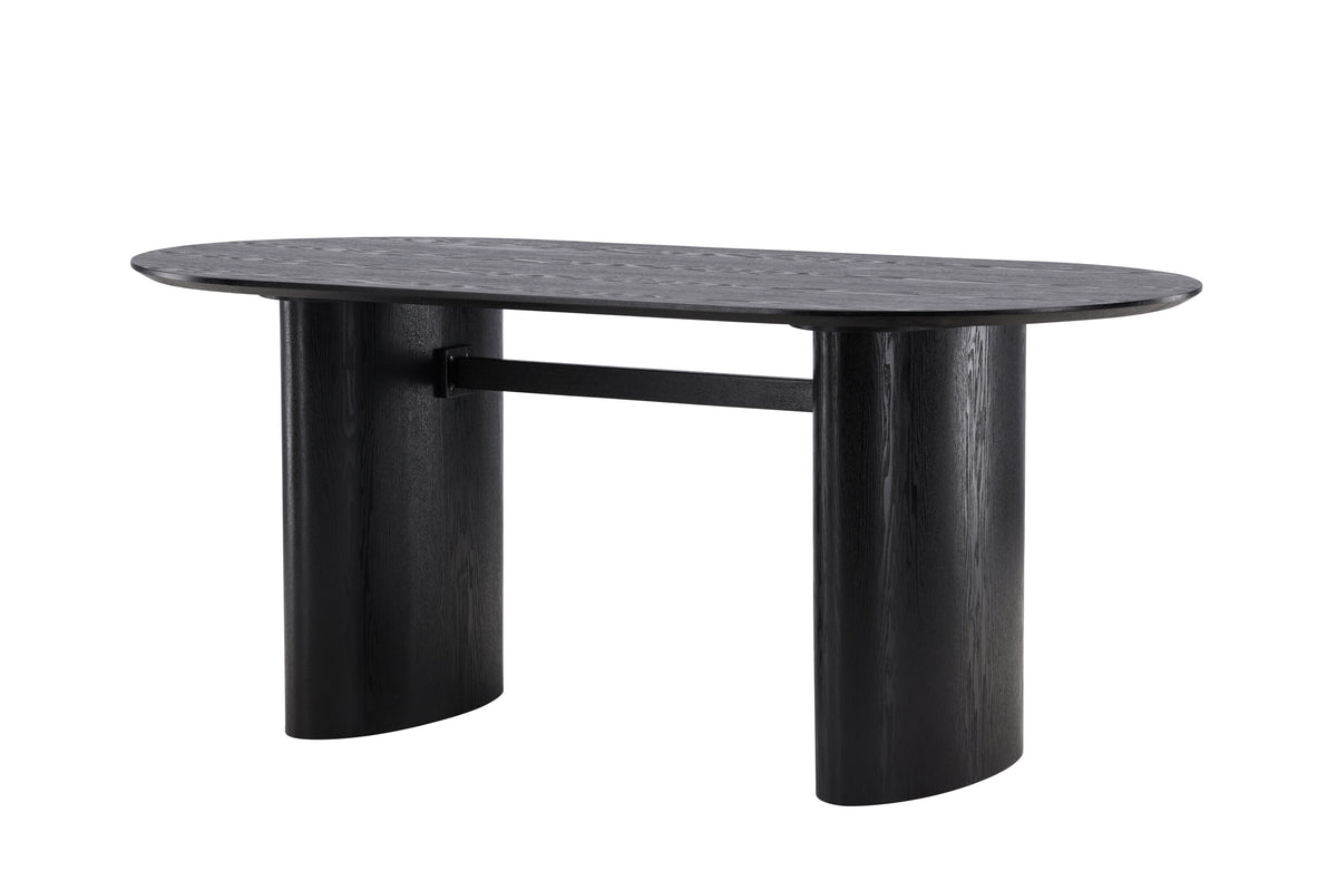 Isolde matbord 180x75 cm svart MDF