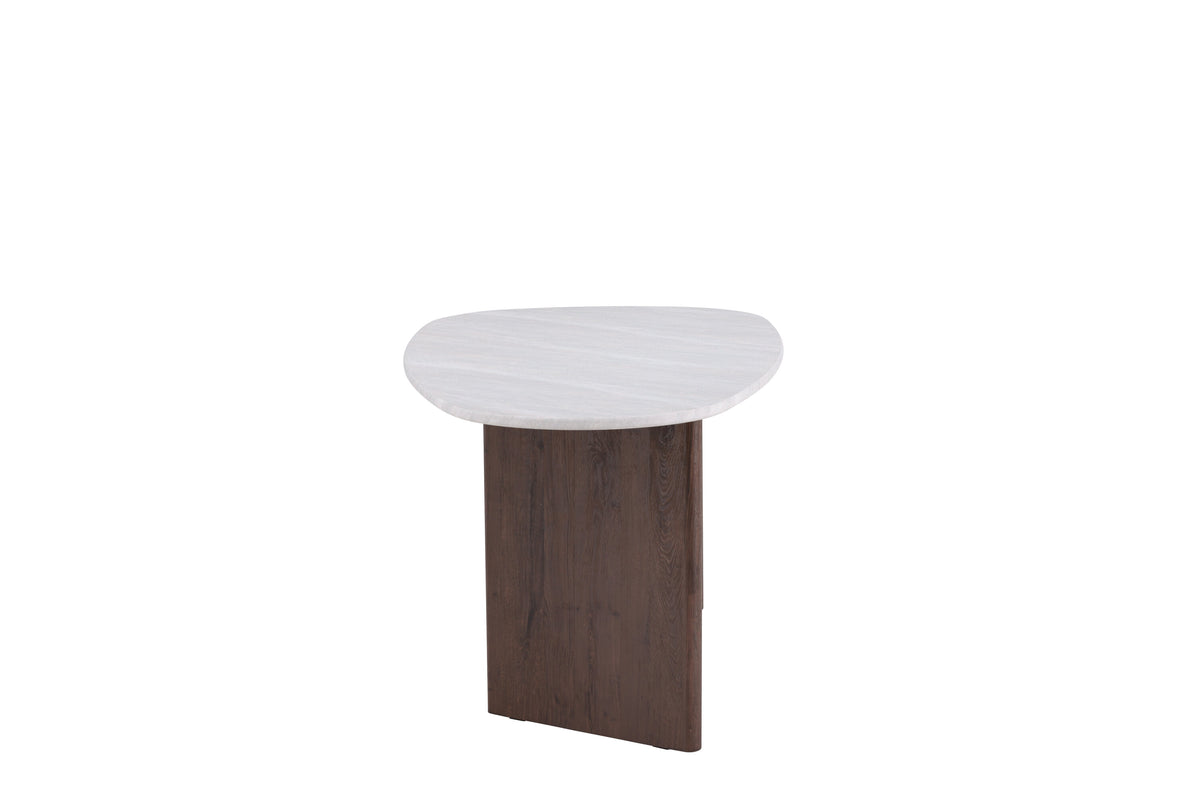 Grönvik matbord 180x75 cm mockabrunt och ljusgrått MDF med betongutseende