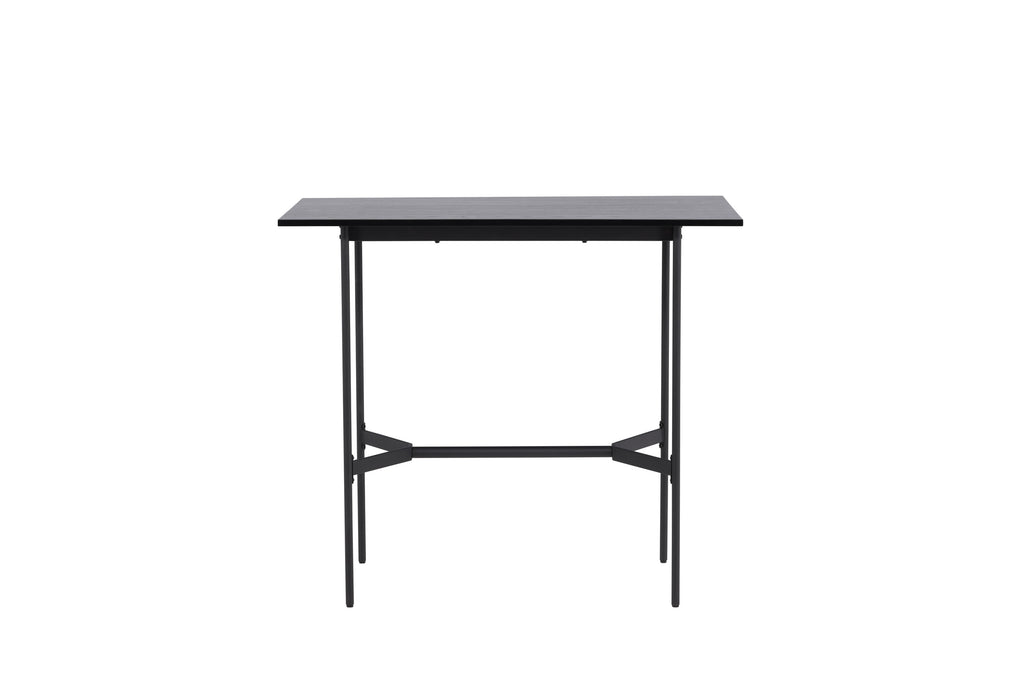 Rax barbord 120x60 cm svart MDF och stål