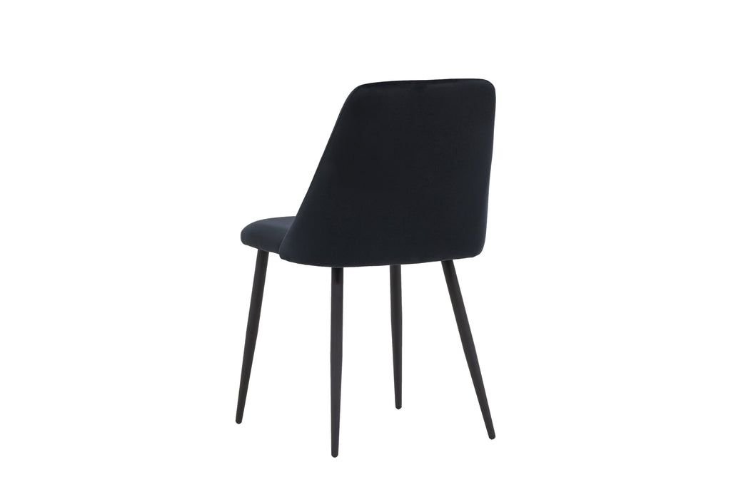 Night matstol 2-pack svart sammet