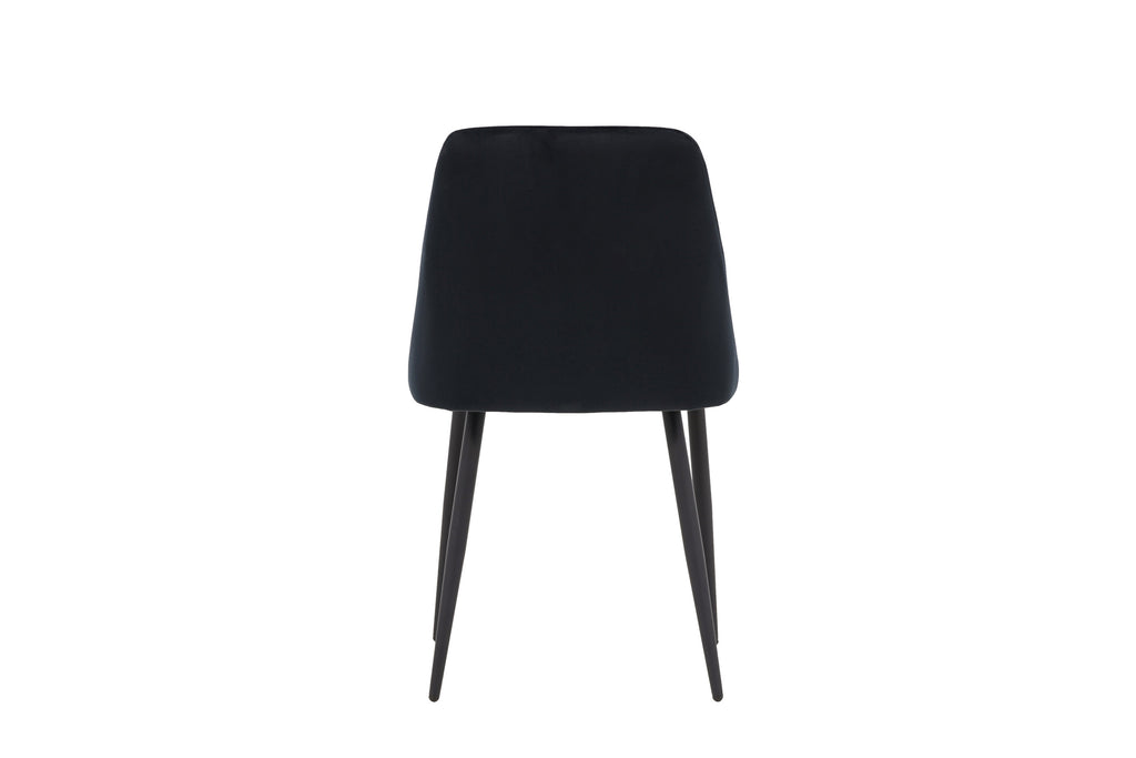 Night matstol 2-pack svart sammet