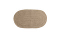 Oliver oval badrumsmatta 50x90 cm naturfärgad jute