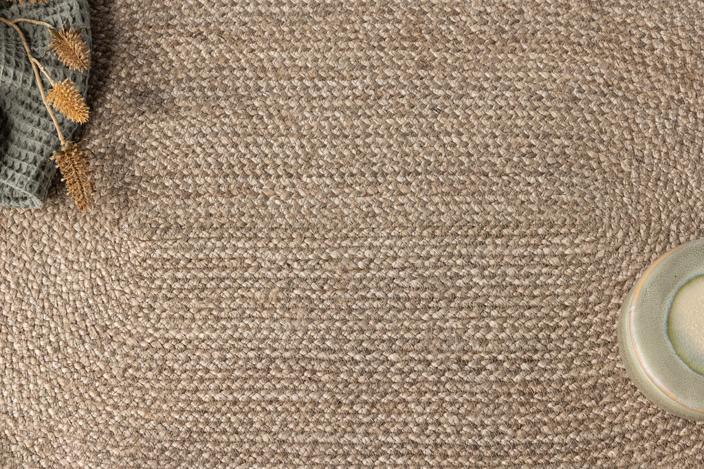 Oliver oval badrumsmatta 50x90 cm naturfärgad jute