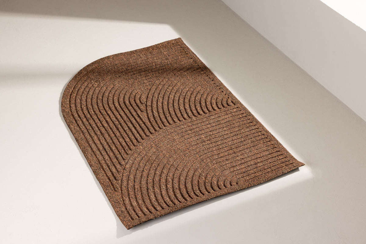 Valentino dörrmatta 60x90 cm natur/svart