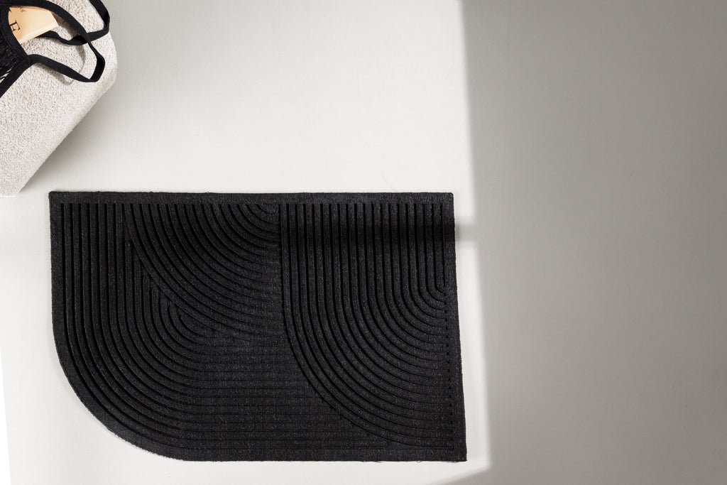 Valentino dörrmatta 60x90 cm svart