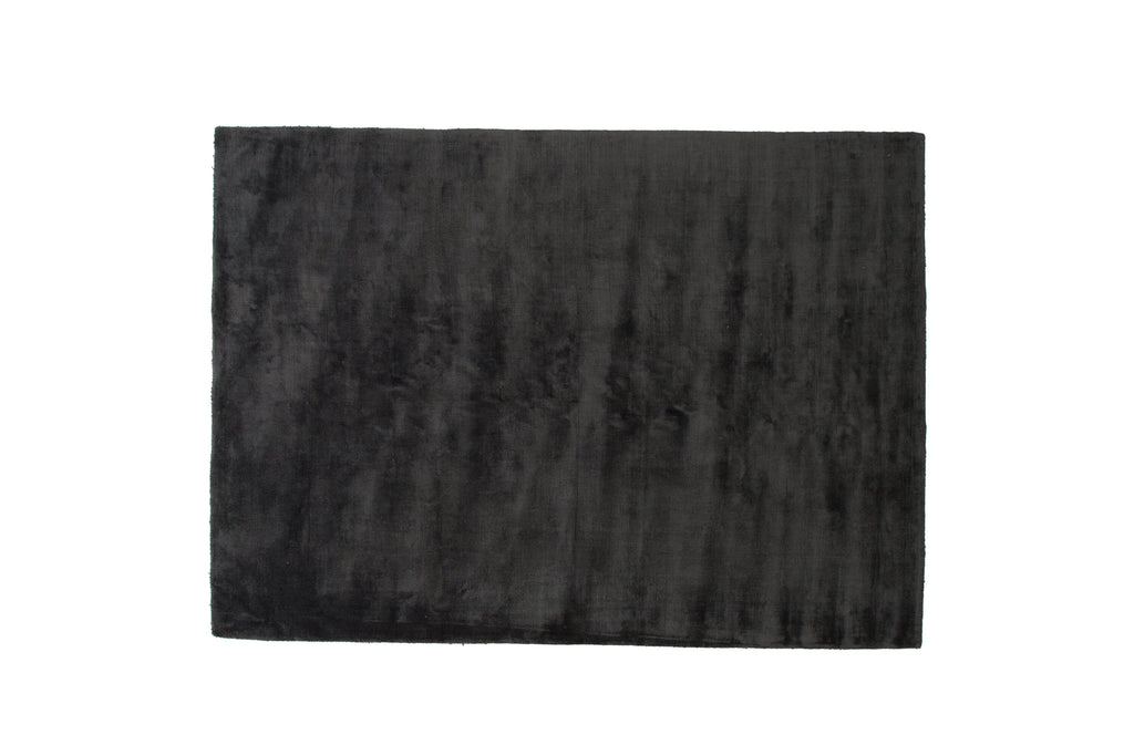 Indra viskosmatta 200x300 cm mörkgrå