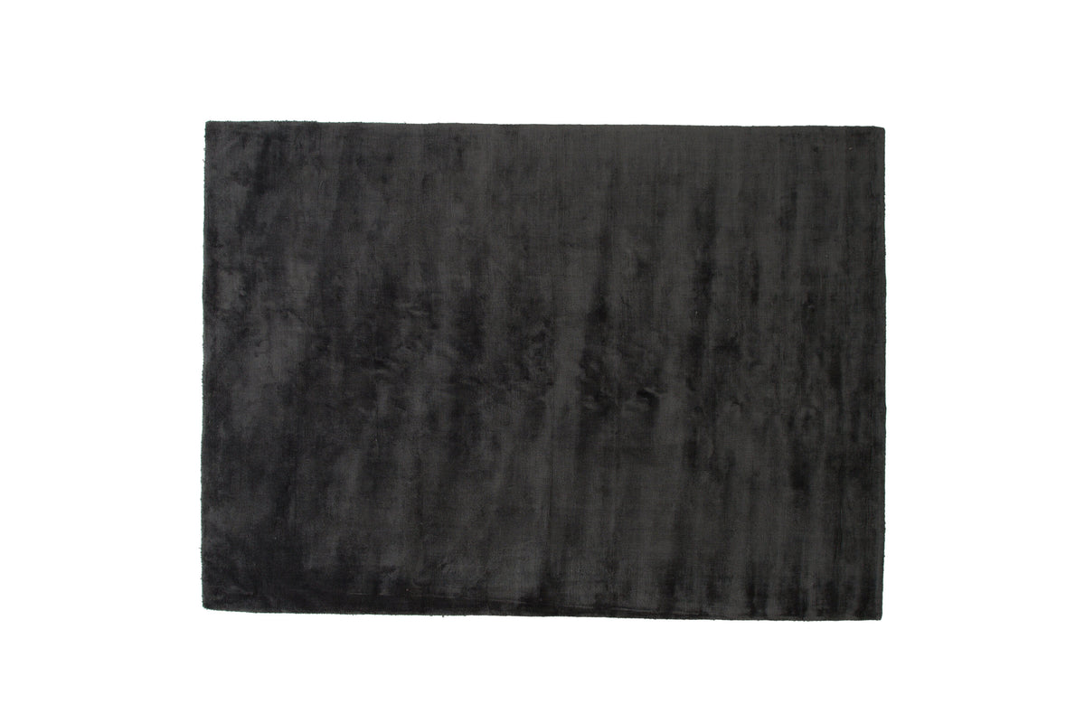 Indra viskosmatta 200x300 cm mörkgrå