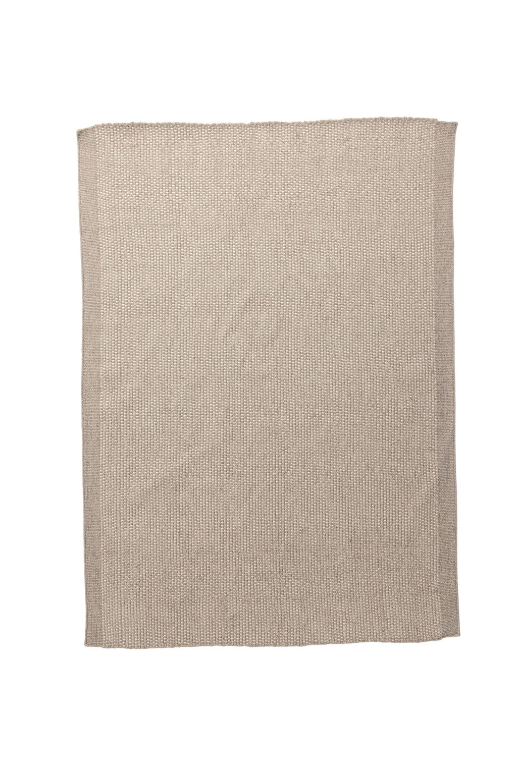 Vilma rektangulär matta i ull och bomull 230x160 cm beige