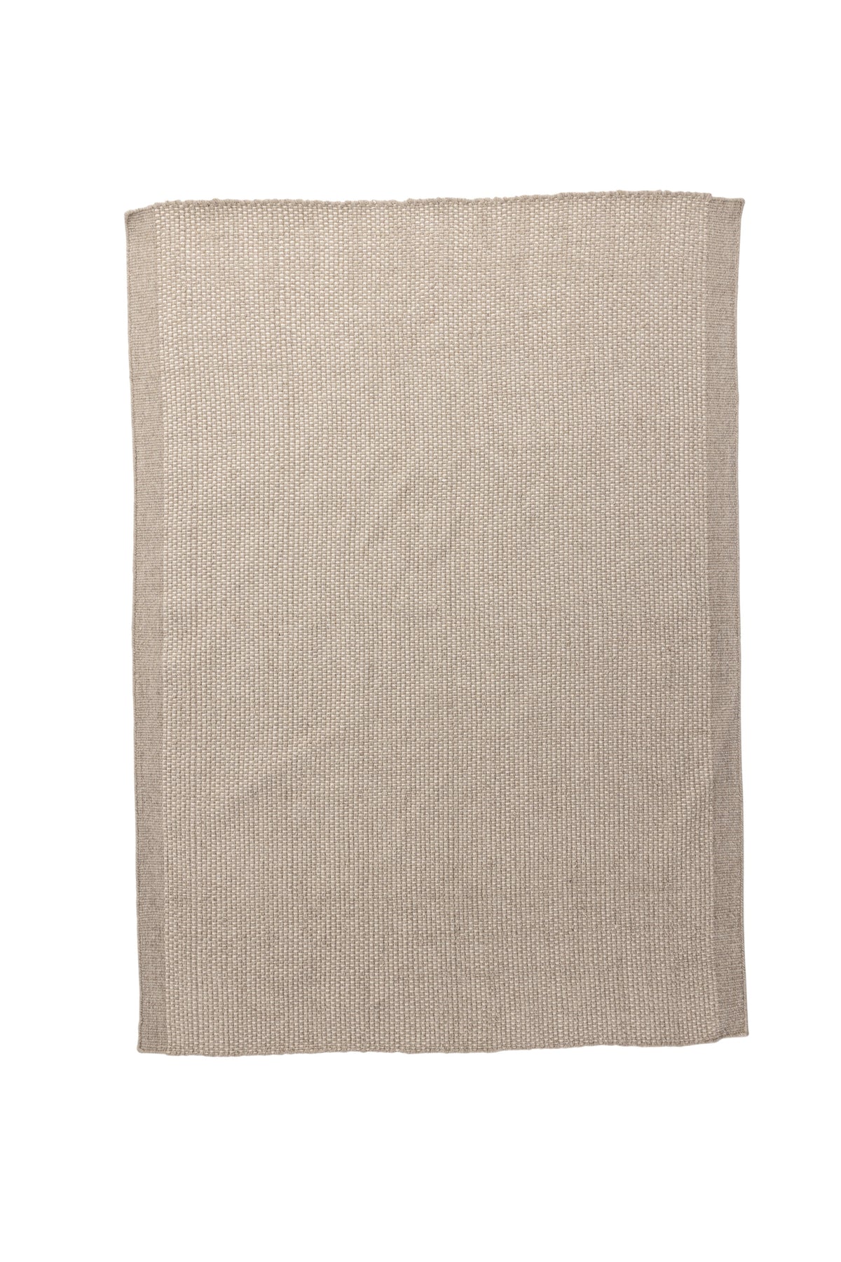 Vilma rektangulär matta i ull och bomull 230x160 cm beige