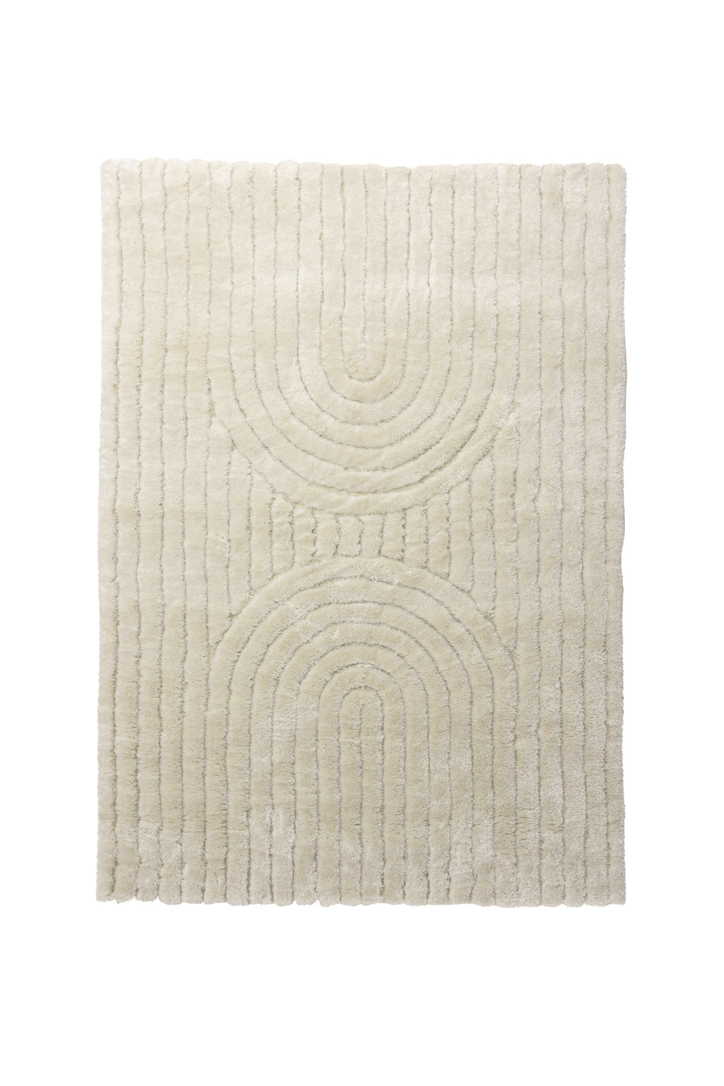 Niklas matta 230x160 cm vit polyesterblandning