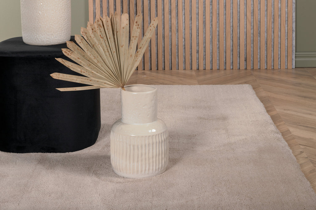 Undra viskosmatta 170x240 cm beige