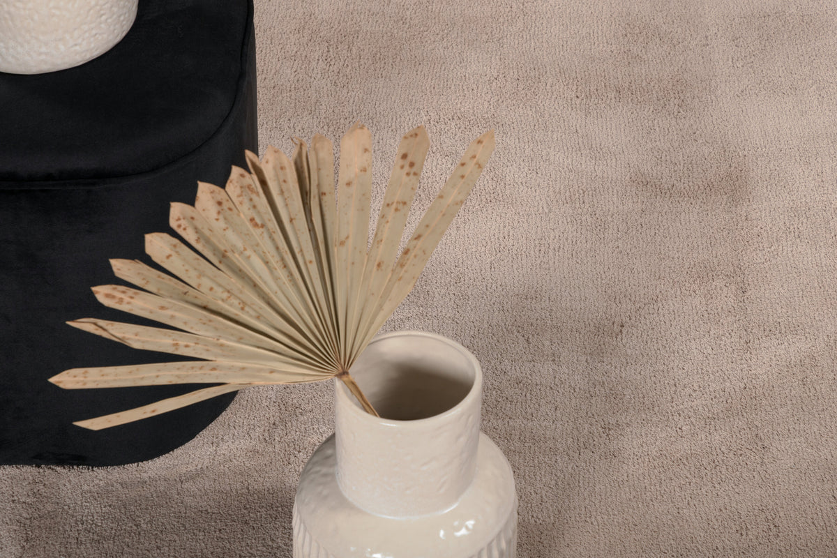 Undra viskosmatta 200x300 cm beige