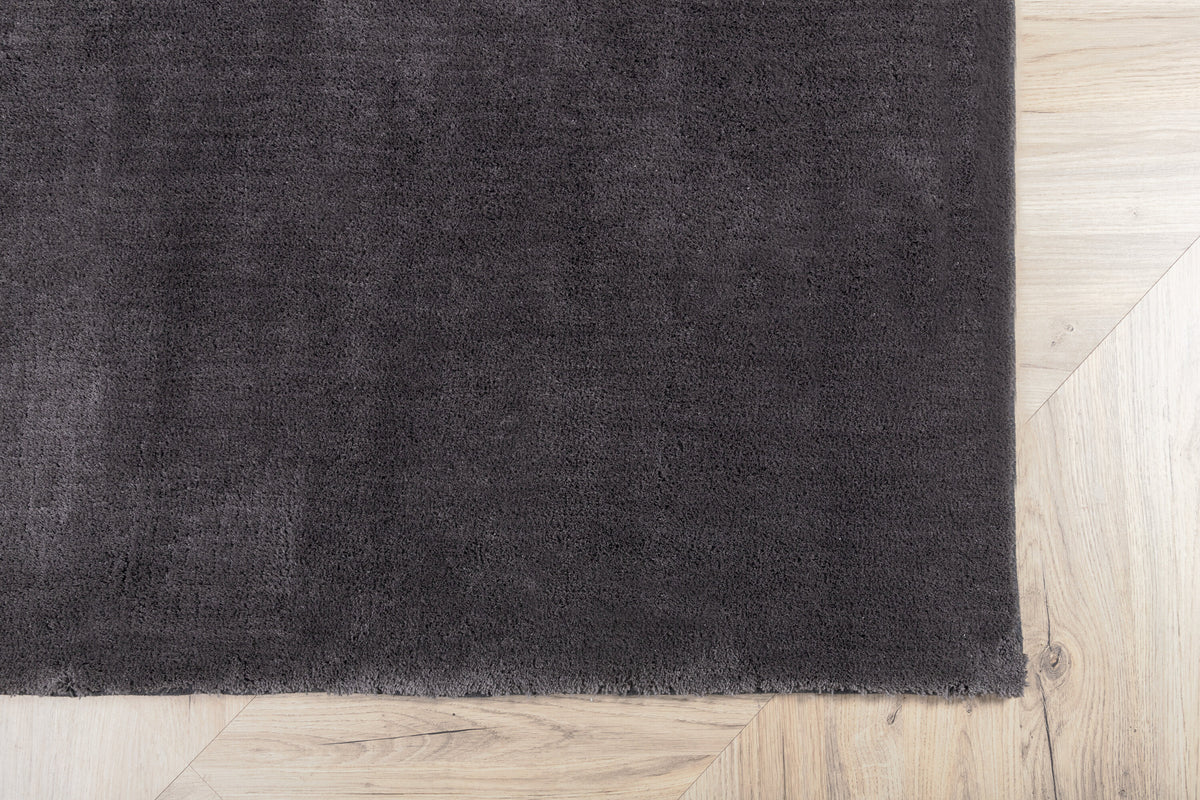 Undra viskosmatta 200x300 cm mörkgrå