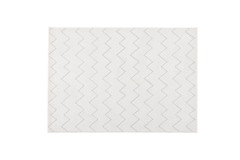 Fia ryamatta 290x200 cm vit polyester