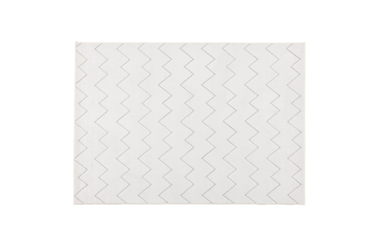 Fia ryamatta 290x200 cm vit polyester