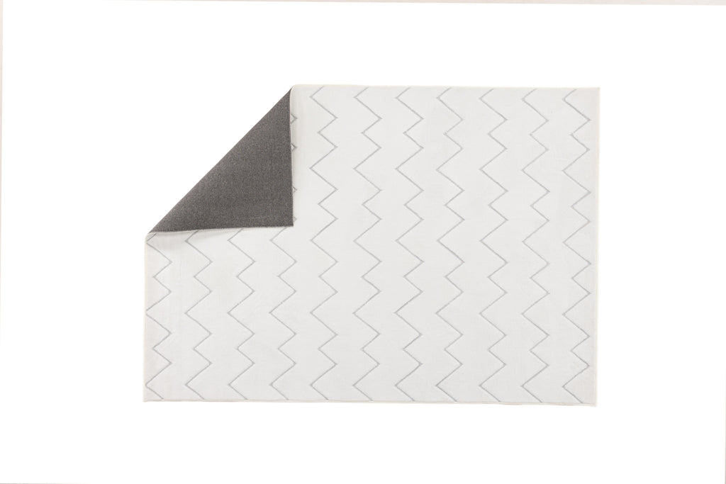 Fia ryamatta 290x200 cm vit polyester