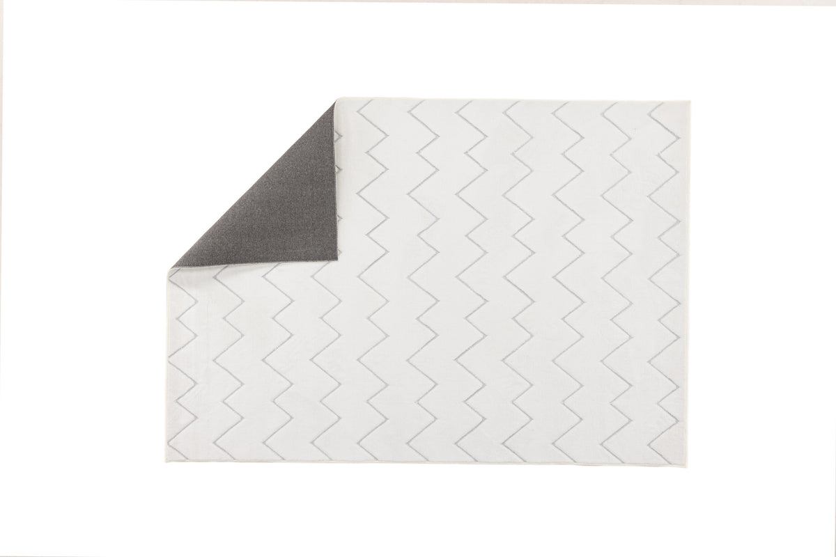 Fia ryamatta 290x200 cm vit polyester
