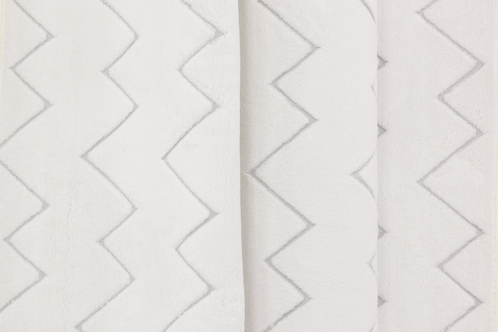 Fia ryamatta 290x200 cm vit polyester