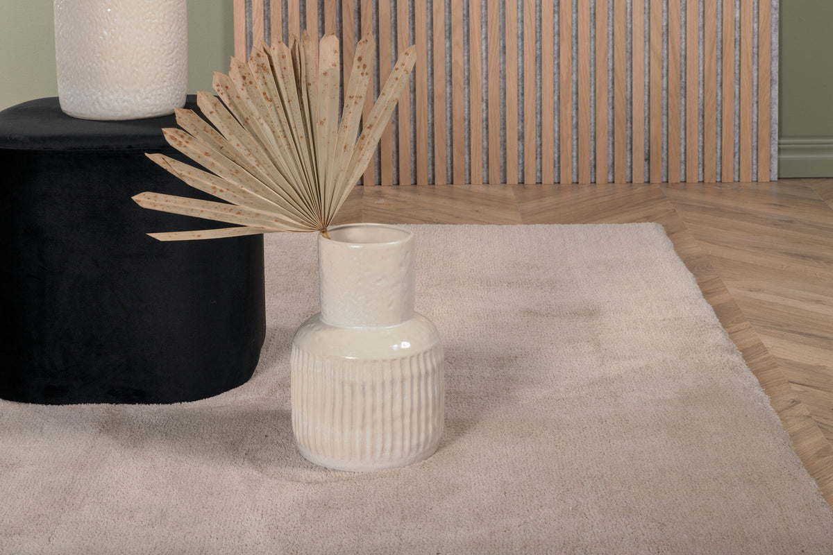 Undra viskosmatta 250x350 cm beige