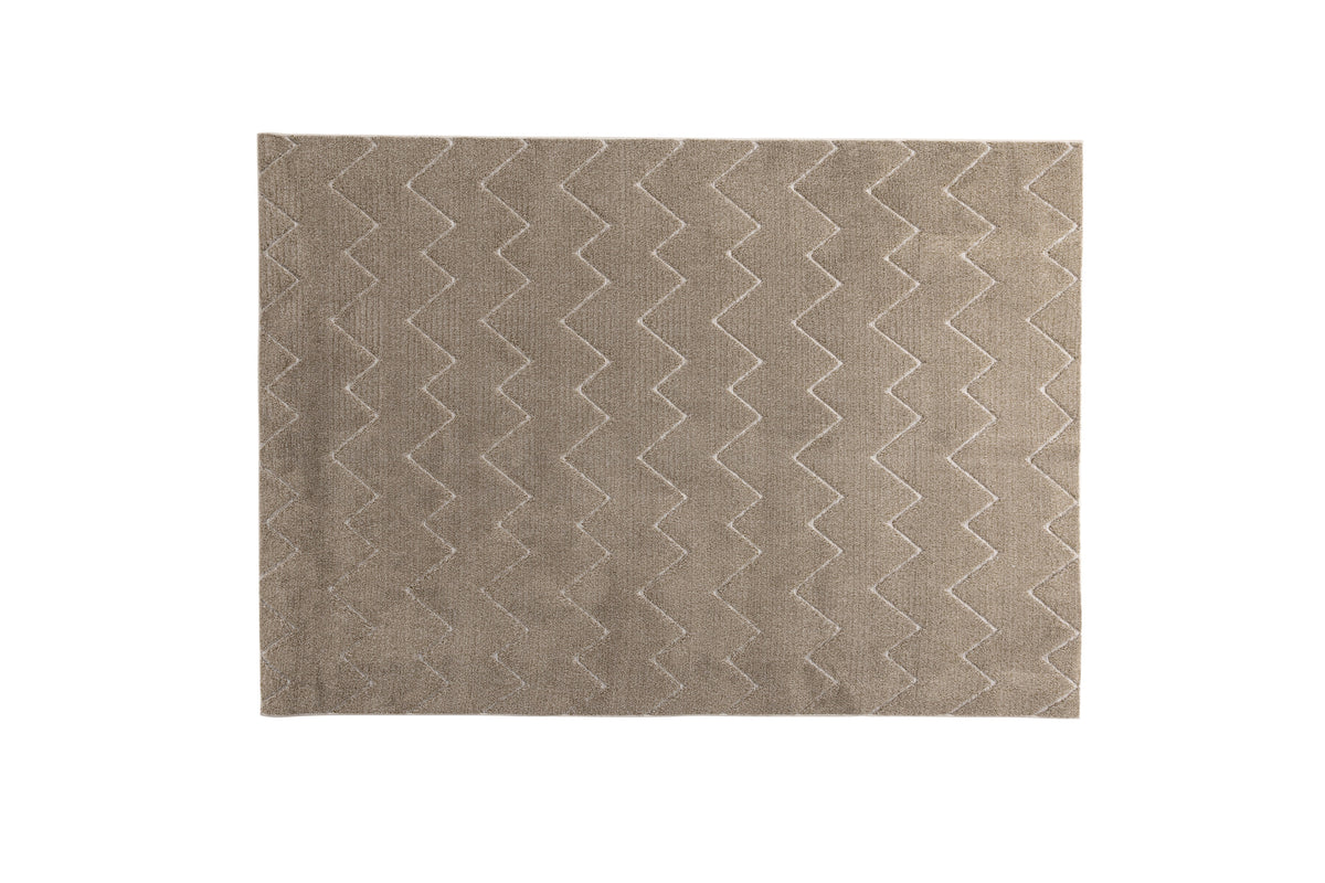 Fia ryamatta 230x160 cm brun polyester
