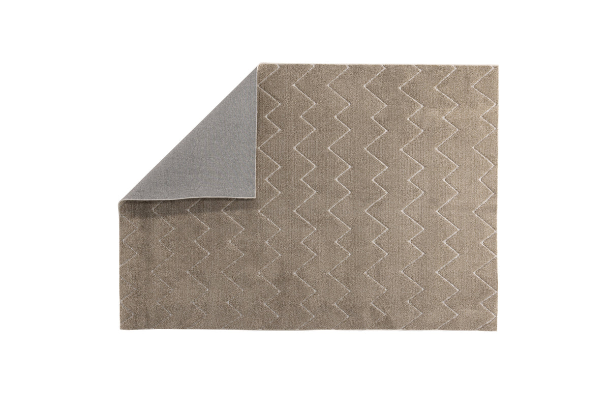 Fia ryamatta 230x160 cm brun polyester