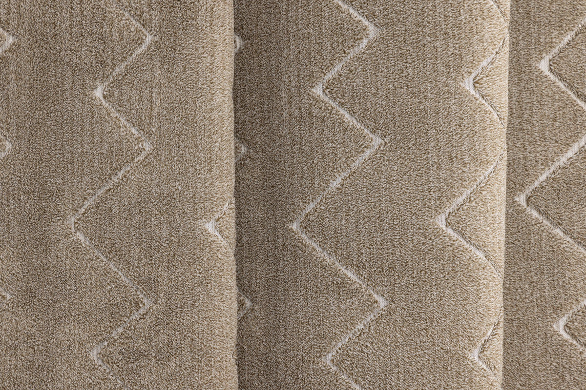 Fia ryamatta 230x160 cm brun polyester