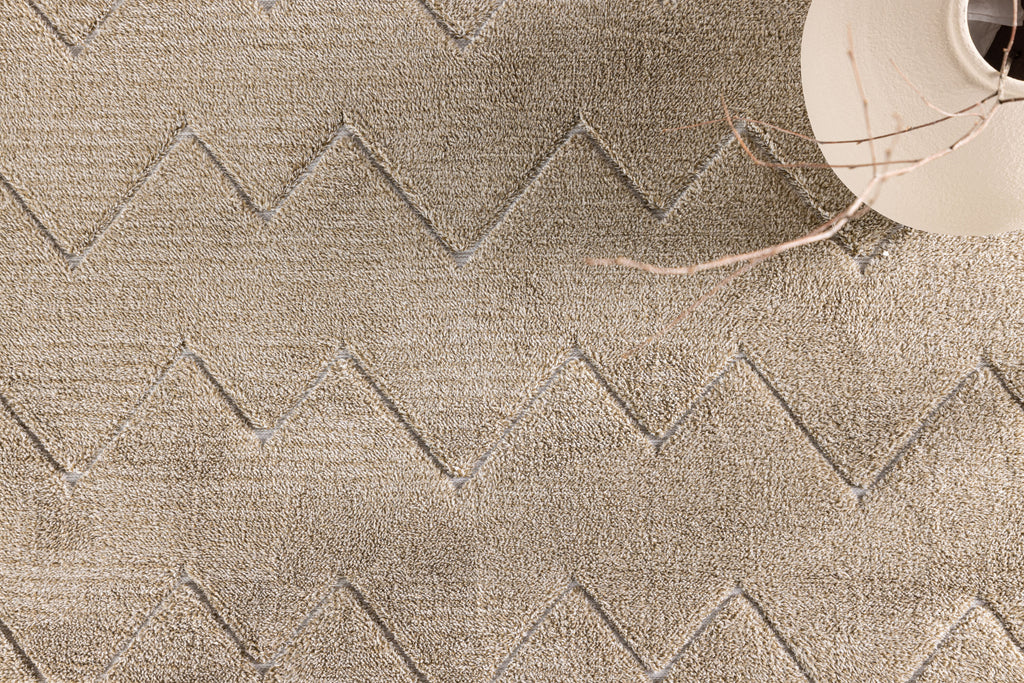 Fia ryamatta 230x160 cm brun polyester