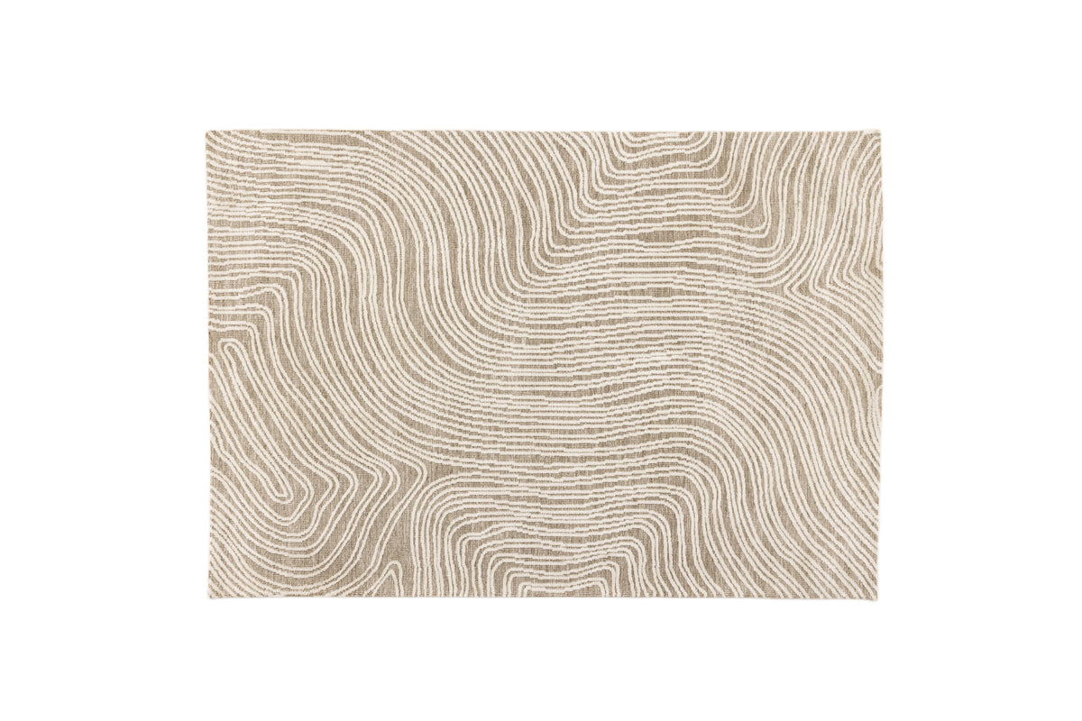 Melle rektangulär matta 395x295 cm elfenbensvit/beige
