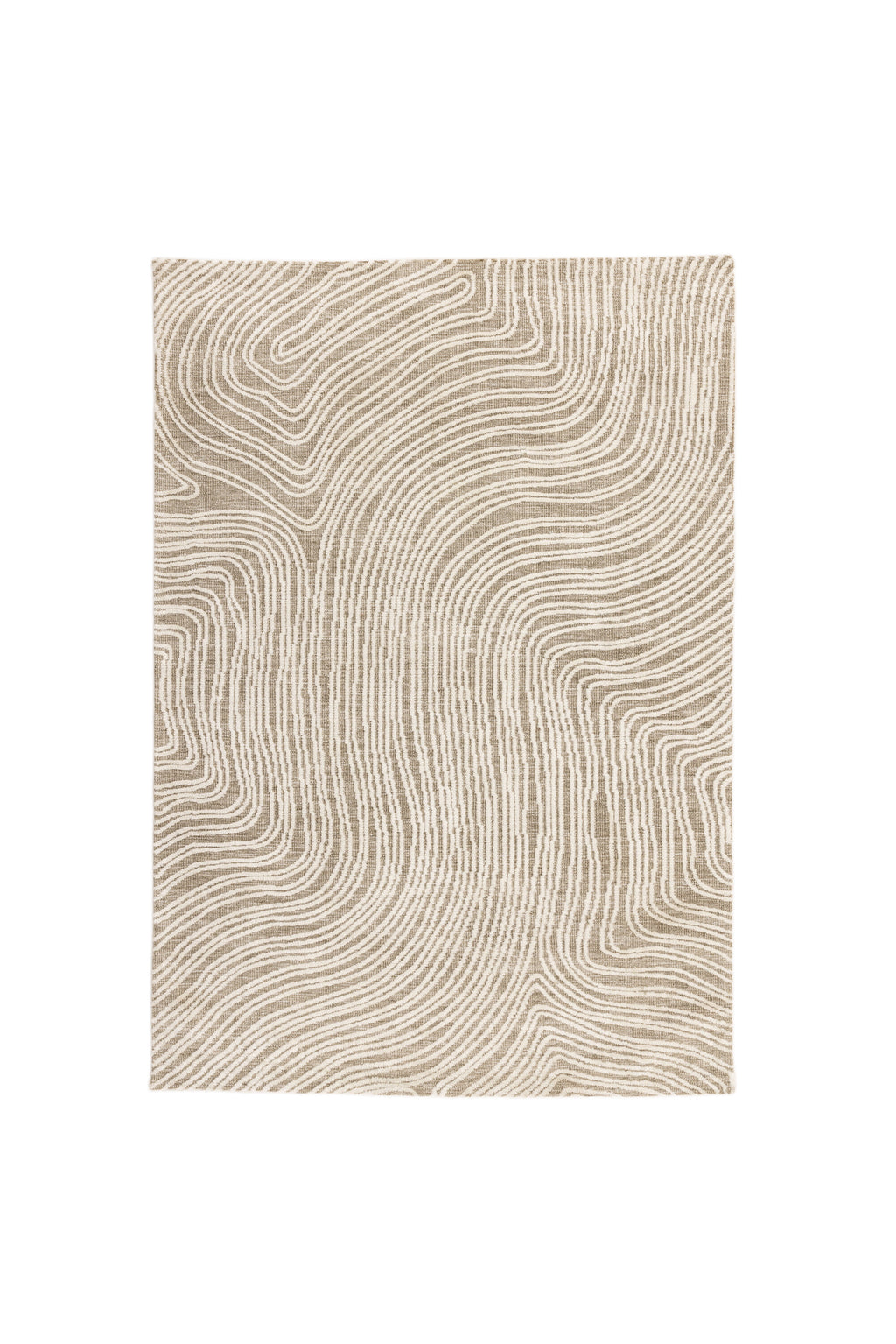 Melle rektangulär matta 395x295 cm elfenbensvit/beige