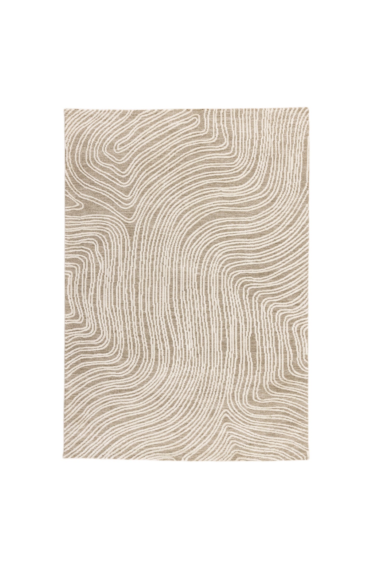 Melle rektangulär matta 395x295 cm elfenbensvit/beige