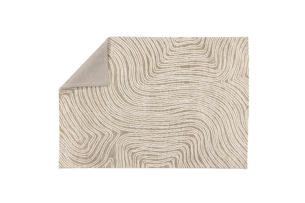 Melle rektangulär matta 395x295 cm elfenbensvit/beige