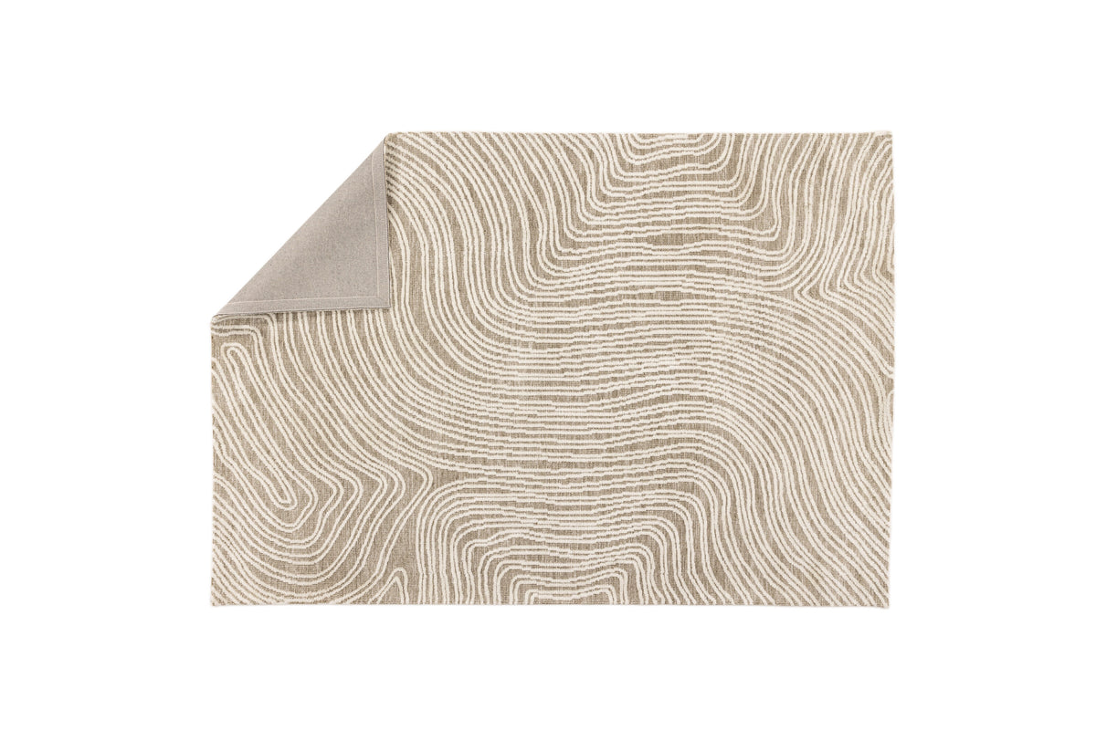 Melle rektangulär matta 395x295 cm elfenbensvit/beige