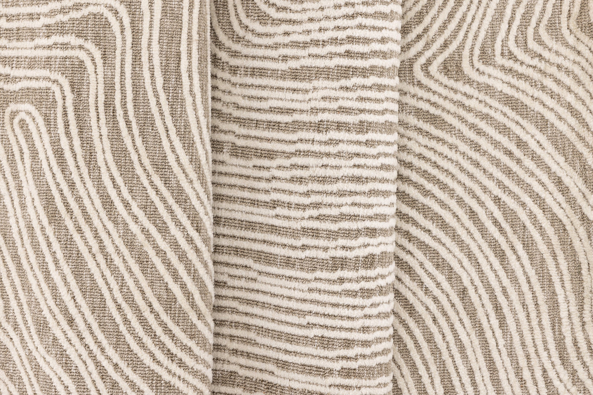 Melle rektangulär matta 395x295 cm elfenbensvit/beige