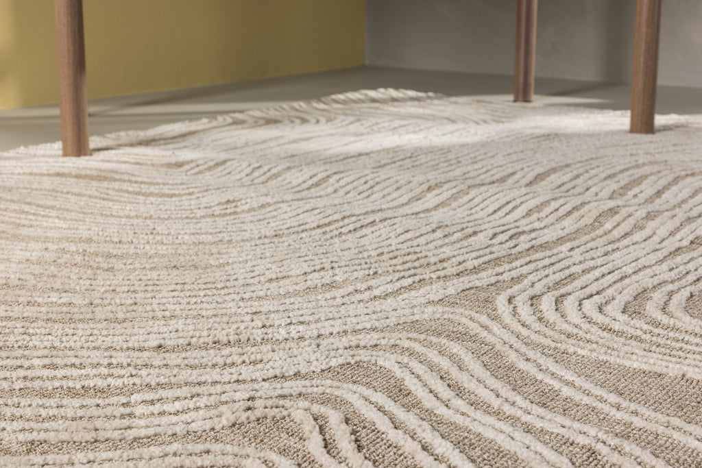 Melle rektangulär matta 395x295 cm elfenbensvit/beige